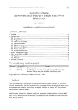 Openstreetmap Administrative Polygon Shape Files with Hierarchy
