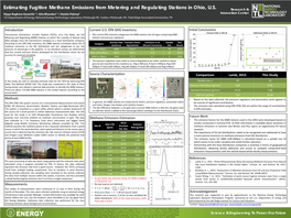 Estimating Fugitive Methane Emissions from Metering and Regulating Stations in Ohio, U.S