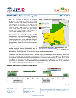 MAURITANIA Food Security Update March 2010