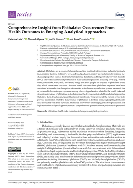 Comprehensive Insight from Phthalates Occurrence: from Health Outcomes to Emerging Analytical Approaches
