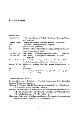 Bibliography