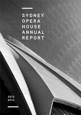 Sydney Opera House Annual Report 2013-2014