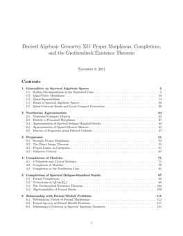 Derived Algebraic Geometry XII: Proper Morphisms, Completions, and the Grothendieck Existence Theorem