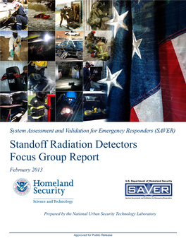 Standoff Radiation Detectors Focus Group Report February 2013