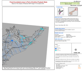 Flood Inundated Areas in Part of Andhra Pradesh State