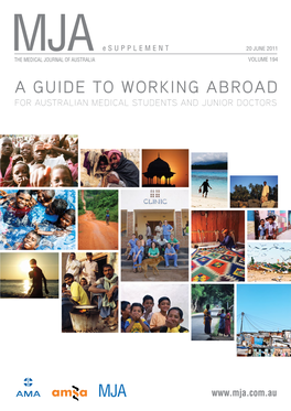 MJA's a Guide to Working Abroad