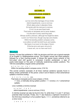 Lec-12-SONNET 116.Pdf