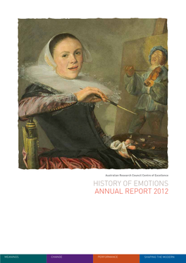 History of Emotions Annual Report 2012