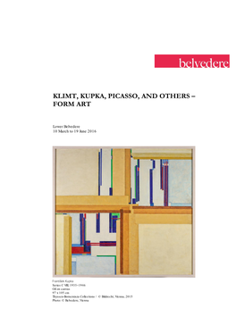 Klimt, Kupka, Picasso, and Others – Form Art
