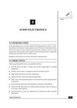 Audio Electronics