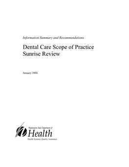 Dental Care Scope Sunrise Review