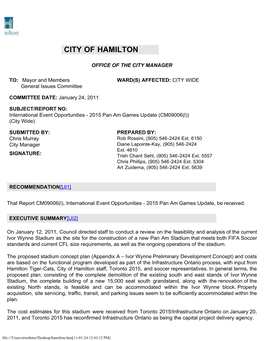 City of Hamilton