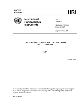 International Human Rights Instruments