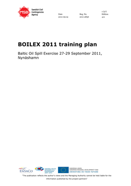 BOILEX Training Plan