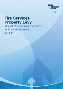 Fire Services Property Levy Manual of Operating Procedures for Local Government 2013-14 Contents