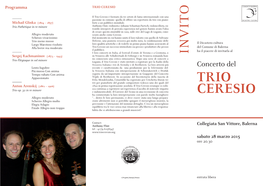 Concerto Trio Ceresio