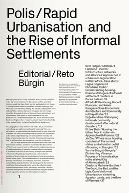 Editorial / Reto Bürgin