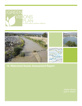 Watershed Assets Assessment Report