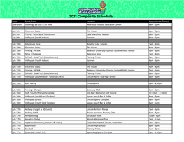 2021 Composite Schedule