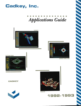 CADKEY Applications Guide 1993