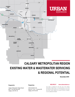 CMR Existing Water and Wastewater Servicing and Regional Potential