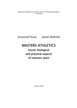 Masters Athletes