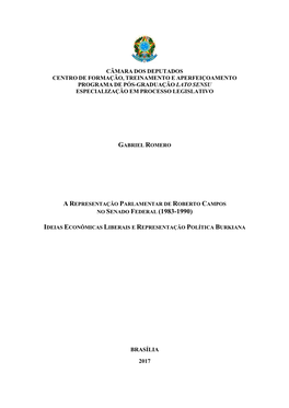 No Senado Federal (1983-1990)