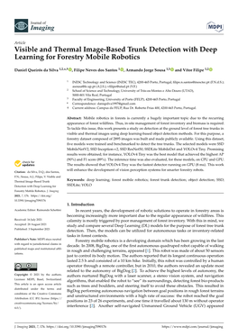 Visible and Thermal Image-Based Trunk Detection with Deep Learning for Forestry Mobile Robotics