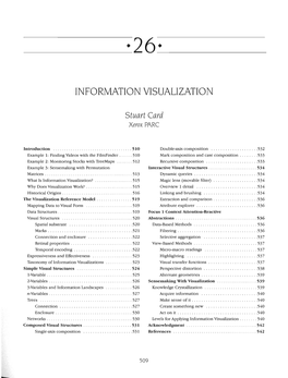 Information Visualization