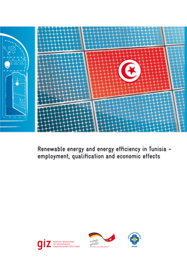 Renewable Energy and Energy Efficiency in Tunisia – Employment, Qualification and Economic Effects Imprint