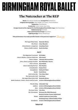 The Nutcracker at the REP