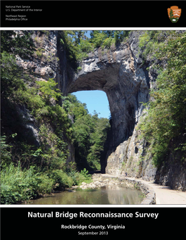 Natural Bridge Reconnaissance Survey