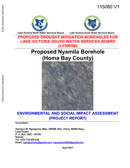Homa Bay County) Public Disclosure Authorized Public Disclosure Authorized