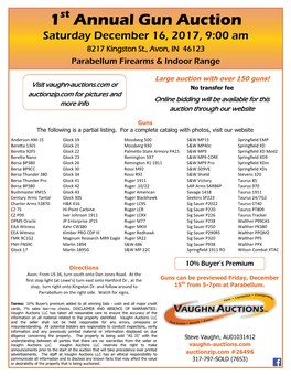 1 Annual Gun Auction