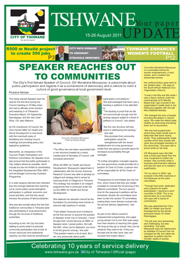 Tshwane Update Edition 5.Cdr