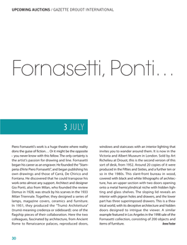 Fornasetti, Ponti…