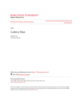 Lottery Man Malik Toms Iowa State University