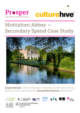 Mottisfont Abbey — Secondary Spend Case Study