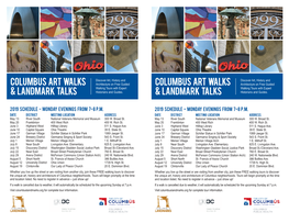 Columbus Art Walks & Landmark TALKS