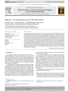 Dbpedia-Acrystallization Point for the Web of Data