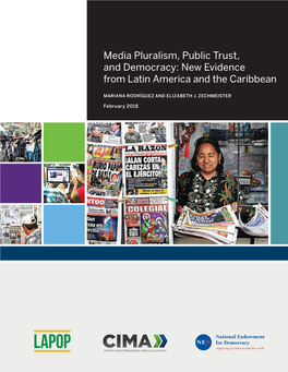 Media Pluralism, Public Trust, and Democracy: New Evidence from Latin America and the Caribbean