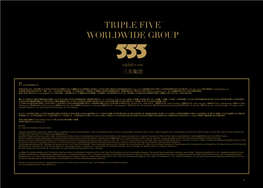 Triple Five® Worldwide Group