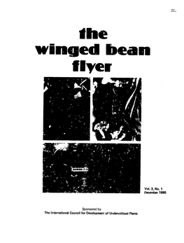 Winged Bean Flyer