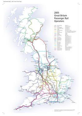 2005 Great Britain Passenger Rail Operators