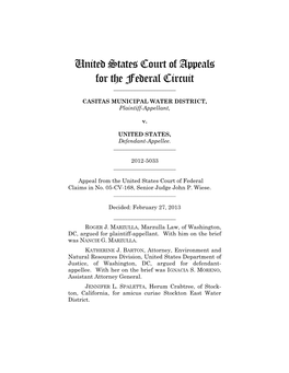 United States Court of Appeals for the Federal Circuit ______