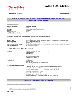 Safety Data Sheet