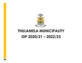 Thulamela Municipality Idp 2020/21 – 2022/23