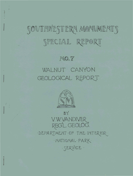 Walnut Canyon Geological Report