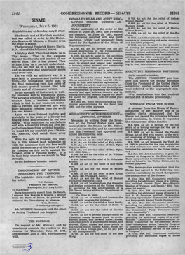 Senate 11961 Enrolled Bills and Joint Reso­ S