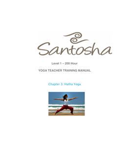 Chapter 3: Hatha Yoga